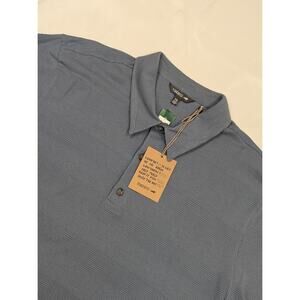 NWT Toad&Co Men’s Polo Blue Gray Short Sleeve Shirt Stitchfix Mens XXL